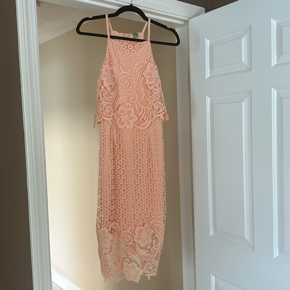 Boutique lace dress worn once